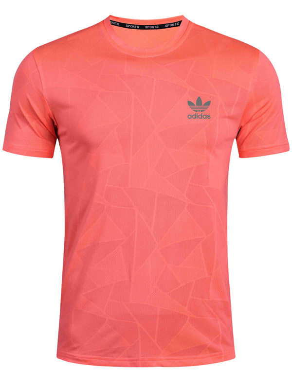 Adas maglia da allenamento abbigliamento sportivo uniforme da uomo in esecuzione maglia rosa calcio t-shirt casual manica corta da calcio 2023-2024